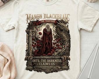 Comfort Colors Manon Blackbeak Shirt Throne of Glass Bookish Graphic Tee Sarah J Maas Gift For Reader Fan Fantasy Thirteen Abraxos Aesthetic