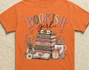 Bookish Girl Shirt BookTok Reader Aesthetic Tee Books Over People Fictional Characters Gift