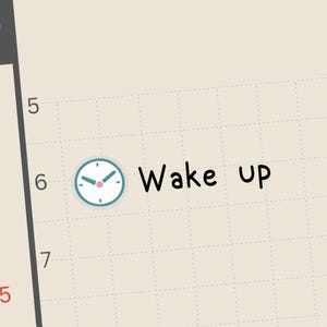 Clock Mini Icons | Hobonichi Weeks compatible | Planner stickers