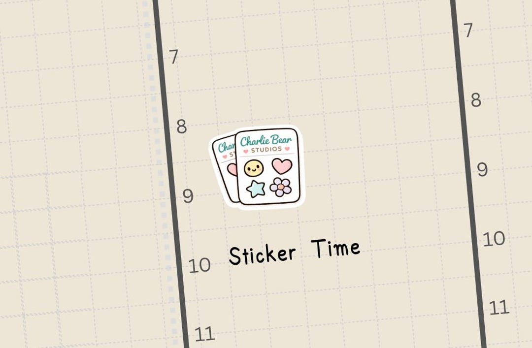 Sticker Sheet Stickers | Hobonichi Weeks & Cousin Compatible | Planner ...