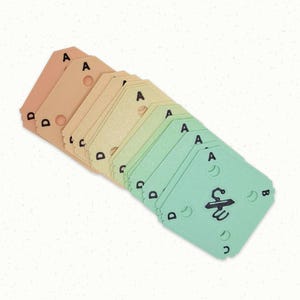 Tablet Weaving Cards Set, Durable 3D Printed Weaving Tools