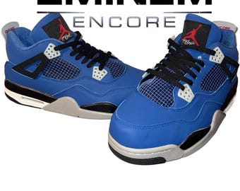 Slim Shady Eminem Blue Slim Shady PE 3s (super Bowl Customs) display picture 3