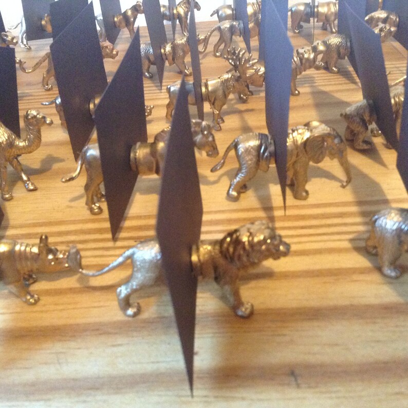 25 Animal place card holders Etsy