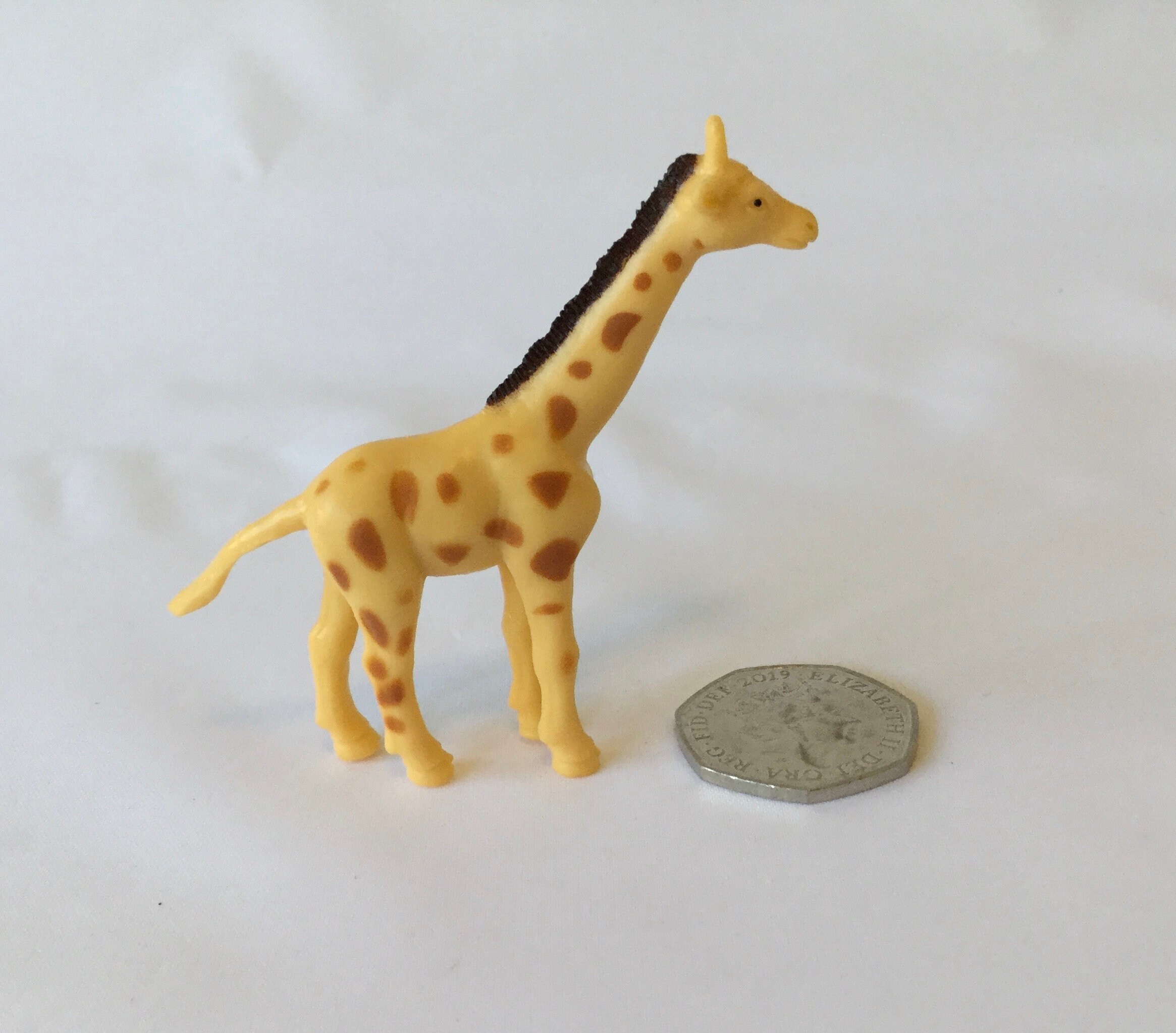Giraffe Miniature Plastic Animal Figure Etsy UK