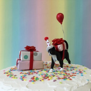 Tuxedo Cat Cake Topper: Party Animal Birthday Decoration
