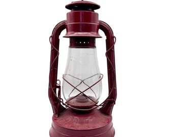 Antique Dietz No 2 Blizzard Lantern Fitzall Loc Nob Globe 6H NY USA