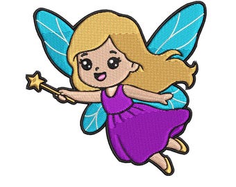 Fairy Embroidery Design Fantasy Girls Nursery Magic