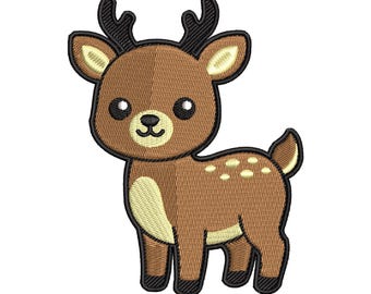 Baby Deer Embroidery Design