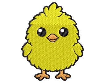 Baby Chick Embroidery Design Easter Nursery Farm Animal Kids Fluffy Pattern
