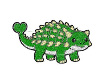 Ankylosaurus Embroidery Design Dinosaur Kids Boys Nursery Dino