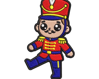 Christmas Nutcracker Soldier Embroidery Design
