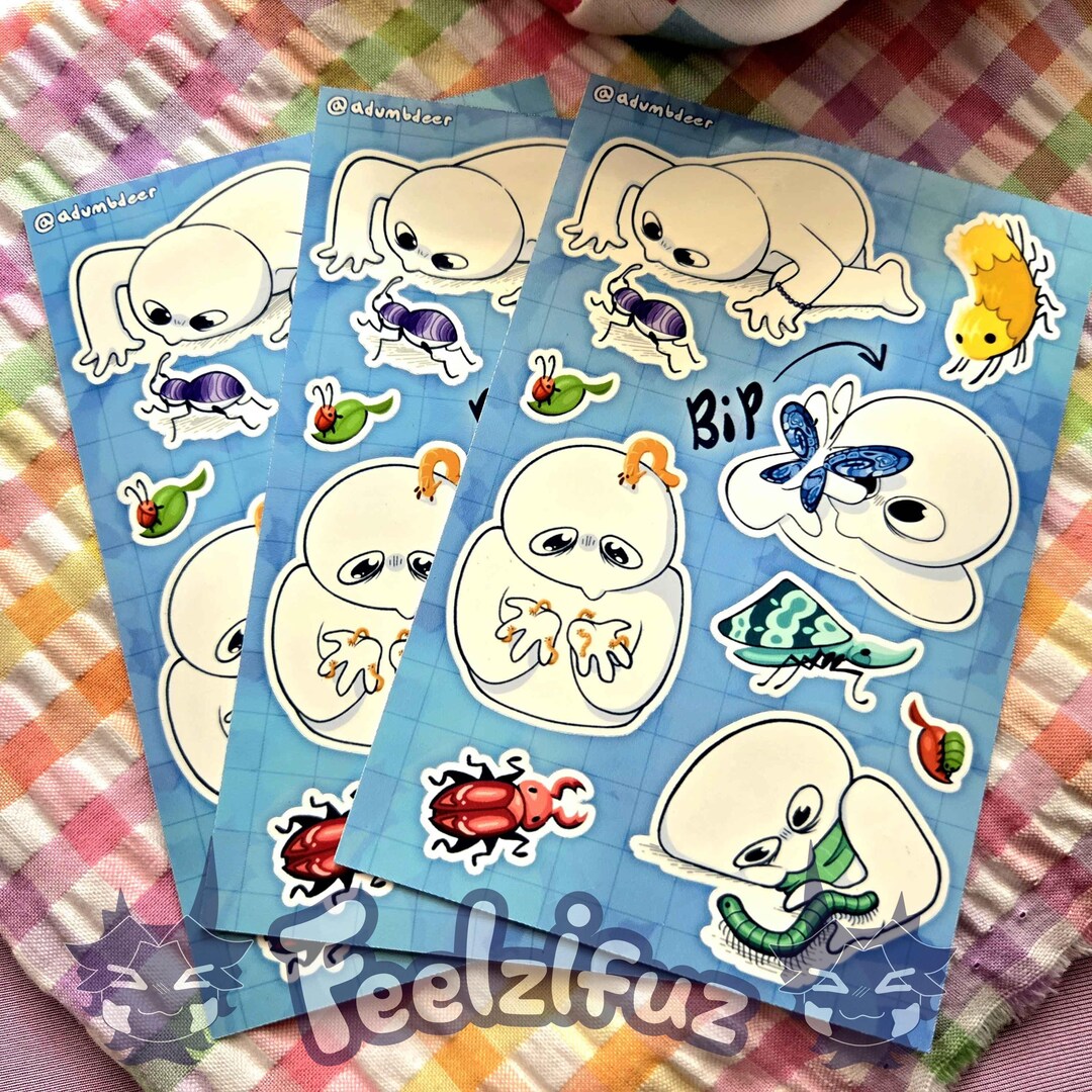 Bips and Bugs Sticker Sheet! - Etsy
