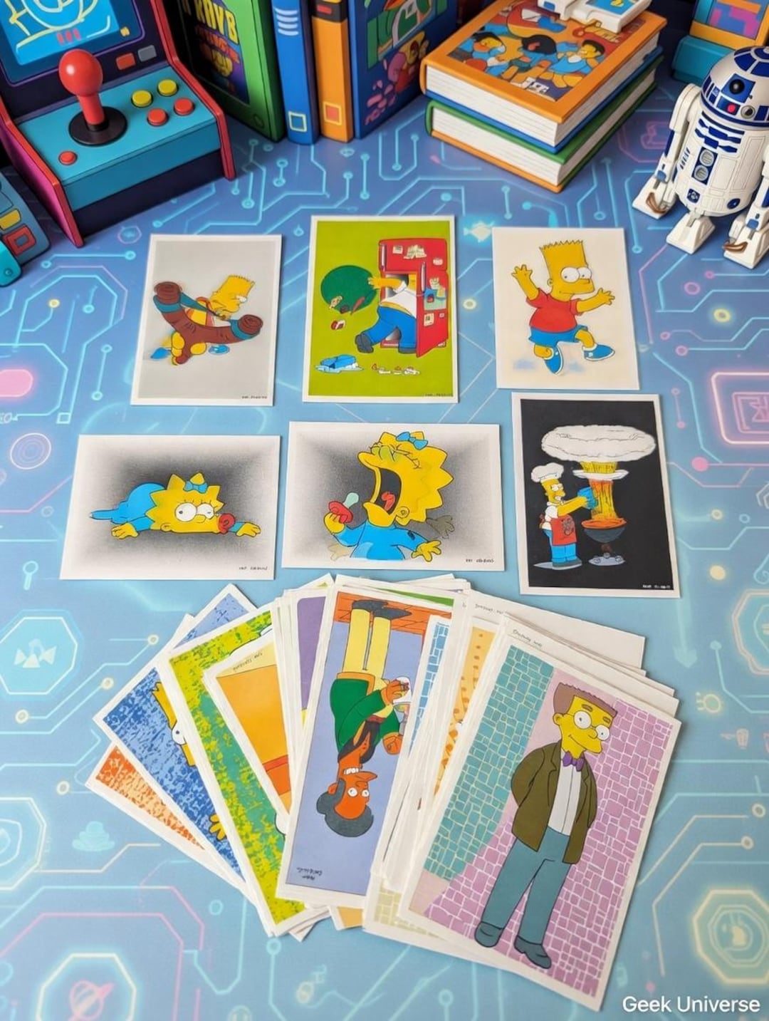 Simpsons Reference Card Vintage 2000 the Simpsons Panini Cards Collection - Set of 76 (with ...