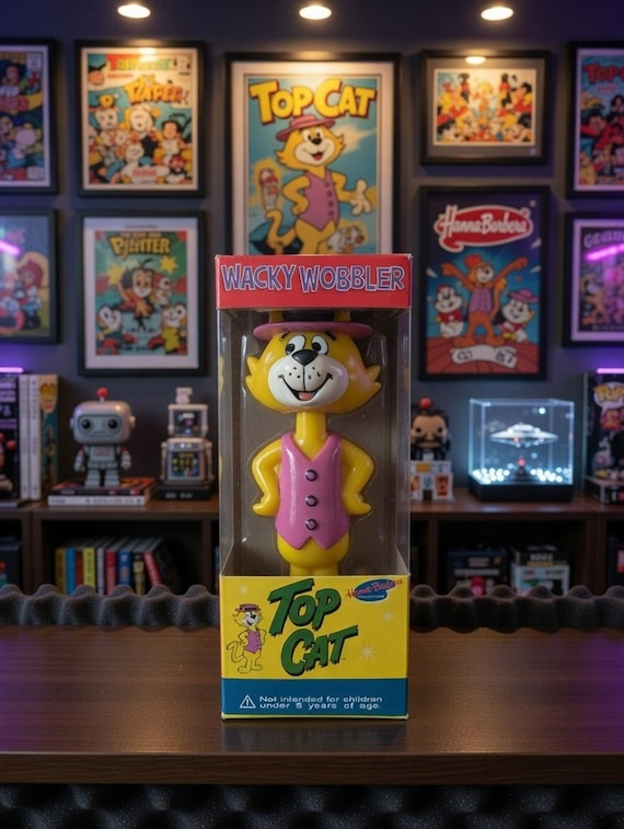 Funko Wacky Wobbler Top Cat Bobblehead, Hanna-barbera Collectible