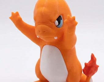 Angry Charmander Figure at the Window - 10cm - Etsy