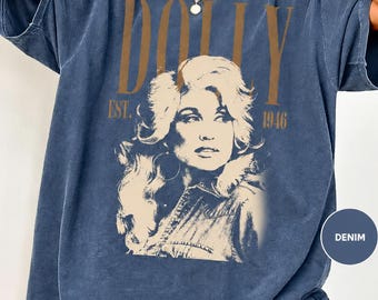 Camiseta en memoria de Dolly Parton, camiseta tributo a Dolly en paz descanse, camiseta vintage de música country en su memoria.