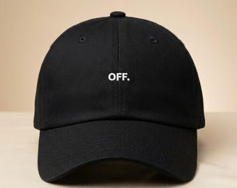 Gorra bordada con estilo, idea de regalo original para hombre, moderna, urbana, cómoda, ajustable y minimalista.