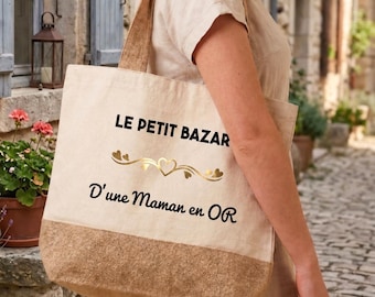 Sac maman personnalisé | Sac mamie personnalisé | Sac petit bazar personnalisé | Sac petit bazar maman/mamie personnalisé | Sac personnalisé