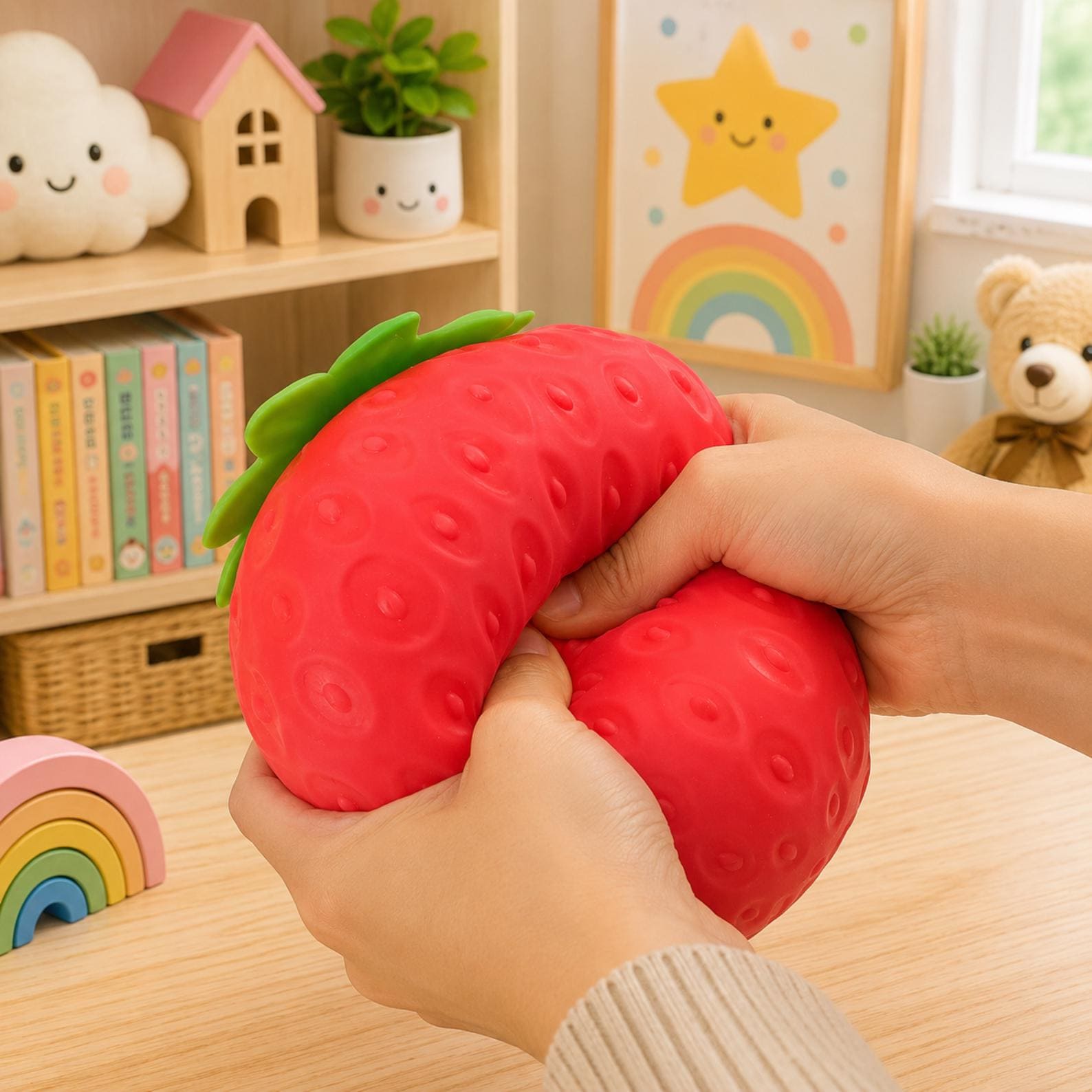 Squishy Aliment Mignon Forme au Choix - Fraise, Jouet Sensoriel Anti-Stress Retour Lent - Cadeau pour Adulte (Fraise*2) - Jeux - Jouets Squishy Aliment Mignon Forme au Choix - Fraise, Jouet Sensoriel Anti-Stress Retour Lent - Cadeau pour Adulte (Fraise*2) - Jeux - Jouets