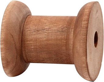 Vintage style wooden spools (10)