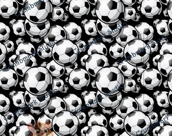 サッカーフレンジー | サッカーママデザイン | ポリマークレイ用転写シート | 水溶性転写紙 | スポーツ | イヤリングペーパー #5378