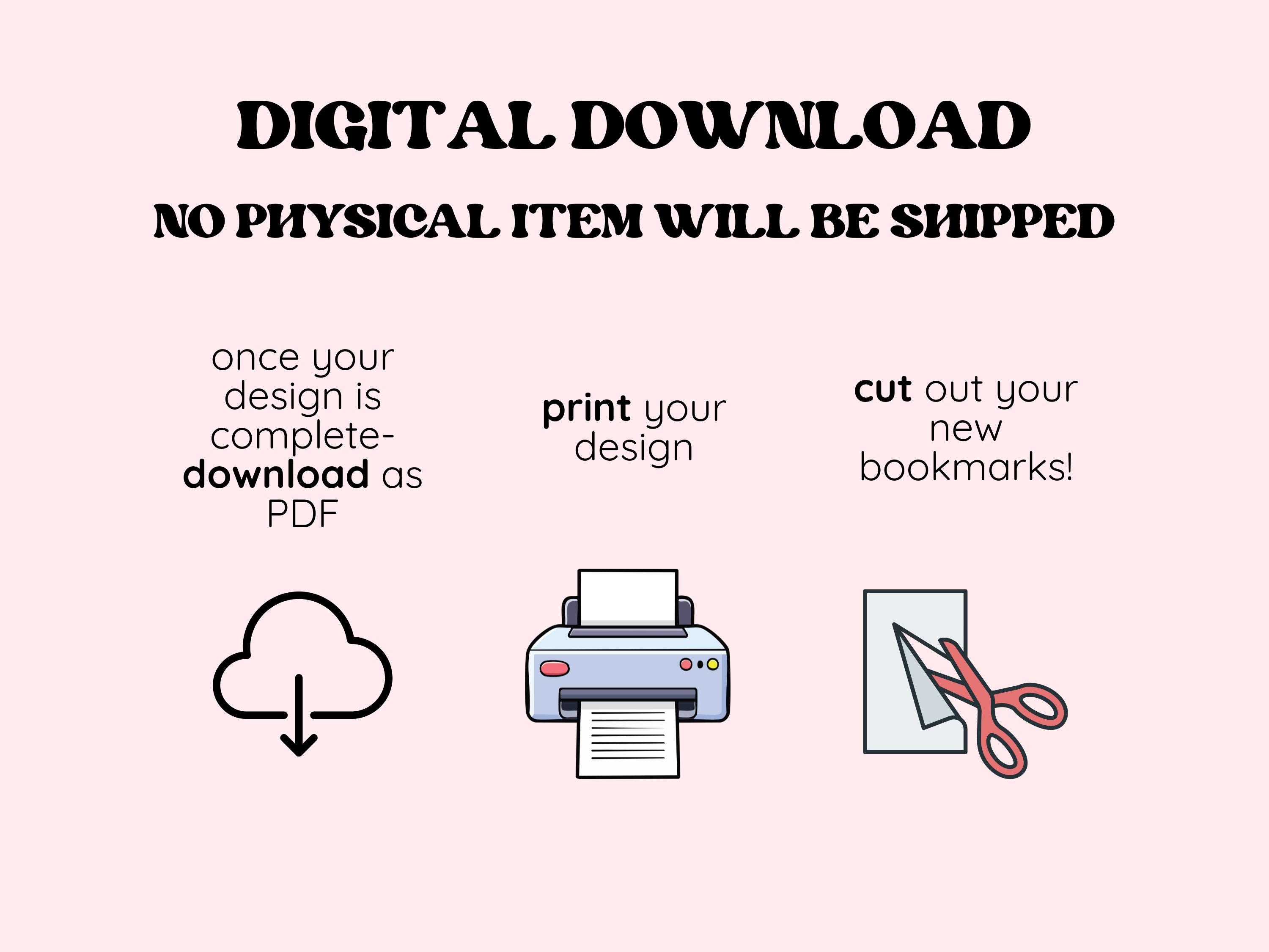 Editable Bookmark Template Bundle, DIY Custom Bookmarks, Canva Drag ...