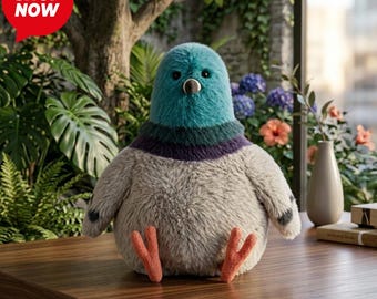 Jellycat Strutton Pigeon Plush – Soft Funny Bird Stuffed Animal Collectible Toy
