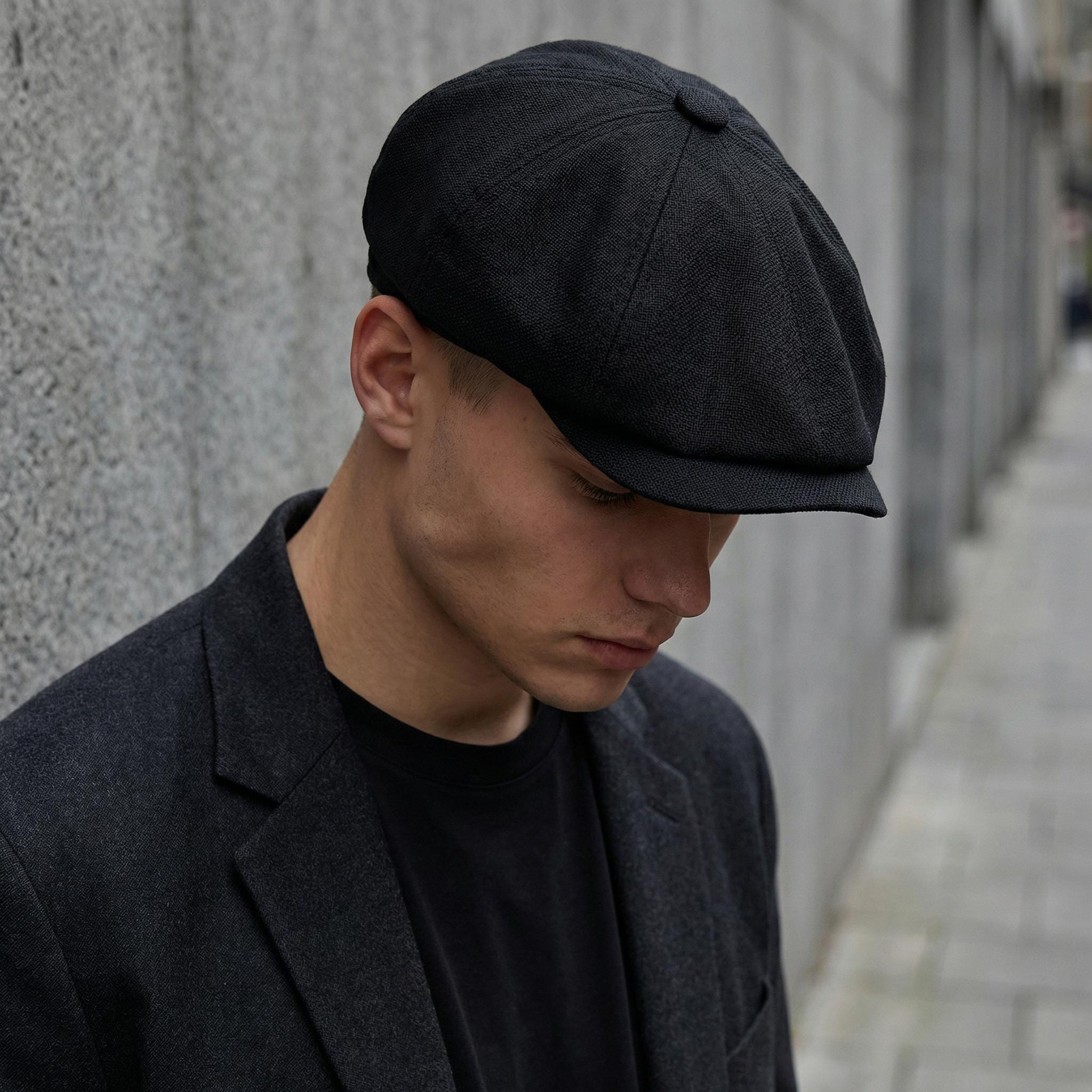 Casquette Vintage KP Caps Homme Noir - Style Baseball Ajustable Années 90