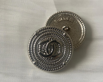 Boton Vintage de Metal grande.