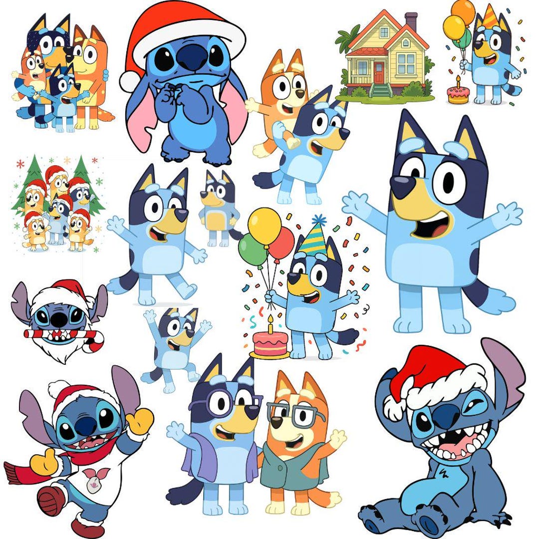 Bluey PNG Bundle Best for Animated Lover Digital Download PNG Only - Etsy
