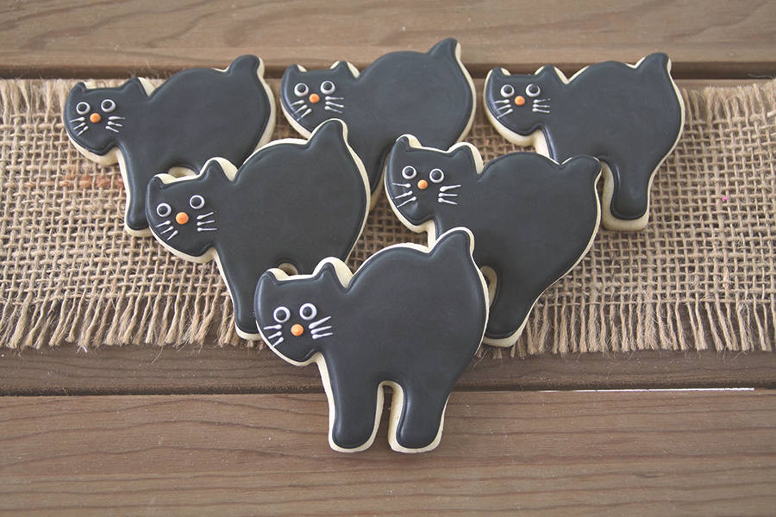 Halloween Cat Cookies