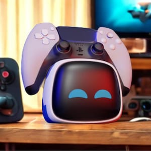 Supporto per controller Astro Bot stampato in 3D / Decorazione per sala giochi
