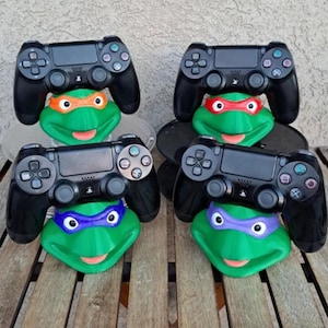 3D Printed Ninja Turtle Controller Holder | Game Room Decor
