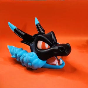 Soporte para control de Mega Charizard impreso en 3D hecho por fans / Decoración para sala de juegos