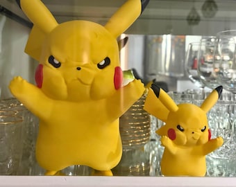3D gedruckter Pikachu Fenstersitter - Gamer Schreibtisch Dekor, Anime Buddy