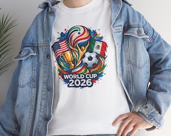 Koszulka piłkarska Mistrzostw Świata 2026, koszulka piłkarska USA Kanada Meksyk, koszulka kibica międzynarodowego, koszulka na turniej piłkarski, koszulka na dzień meczu