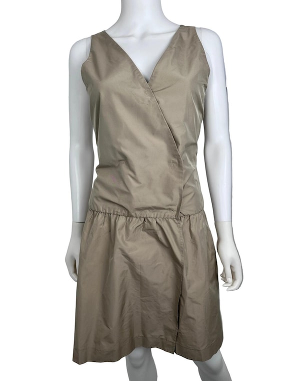 Prada Beige Tactical Nylon Dress