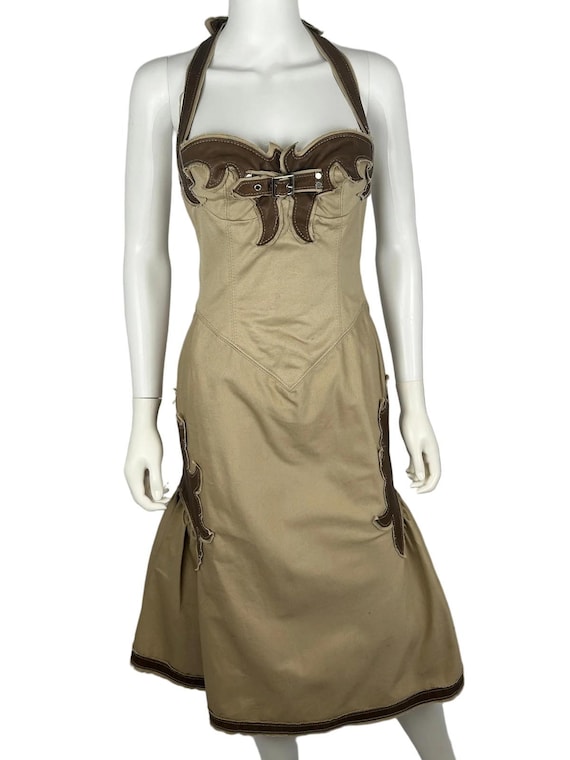 dsquared2 leather dress S/S 2006 Western Detail Fabric Type_Knit Fabrics
