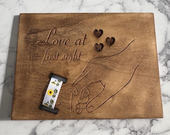 Handmade “Love at first sight” Hospital Bracelet Keepsake