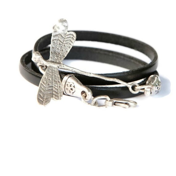 women leather wrap,dragonfly wrap,dragonfly bracelet,women bracelet,women wrap, bracelet,dragonfly leather wrap,christmas gift,women gift