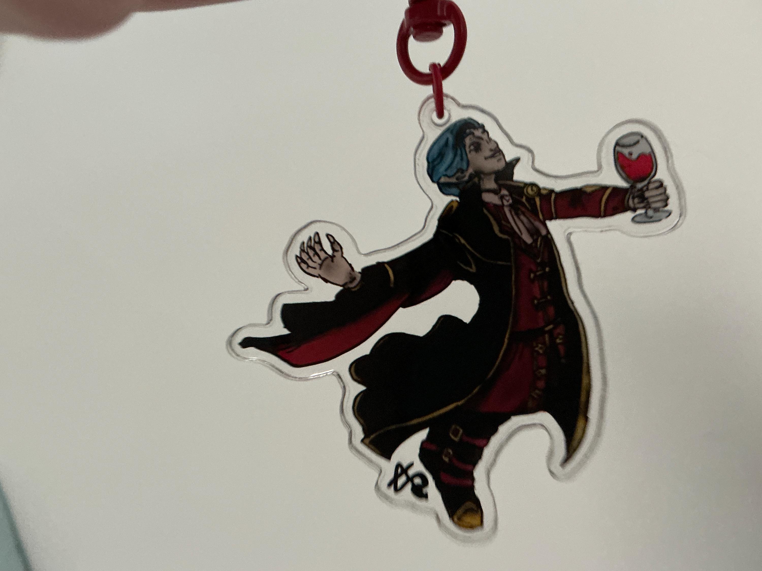 Scott Goldsmith Vampires SMP Keychain - Scott Major Acrylic