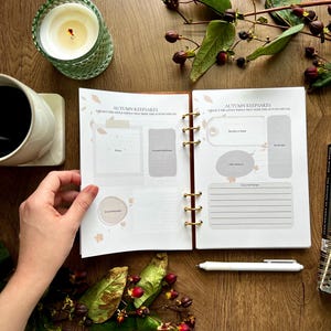 Paquete digital de otoño / Planificador de sincronización del ciclo y guía de preparación de comidas según las hormonas / Descarga en PDF imprimible imagen 6