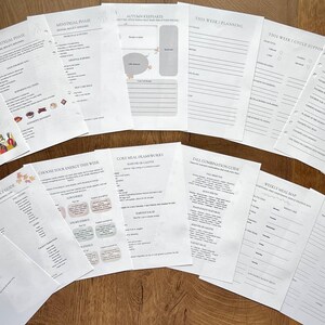 Paquete digital de otoño / Planificador de sincronización del ciclo y guía de preparación de comidas según las hormonas / Descarga en PDF imprimible imagen 5