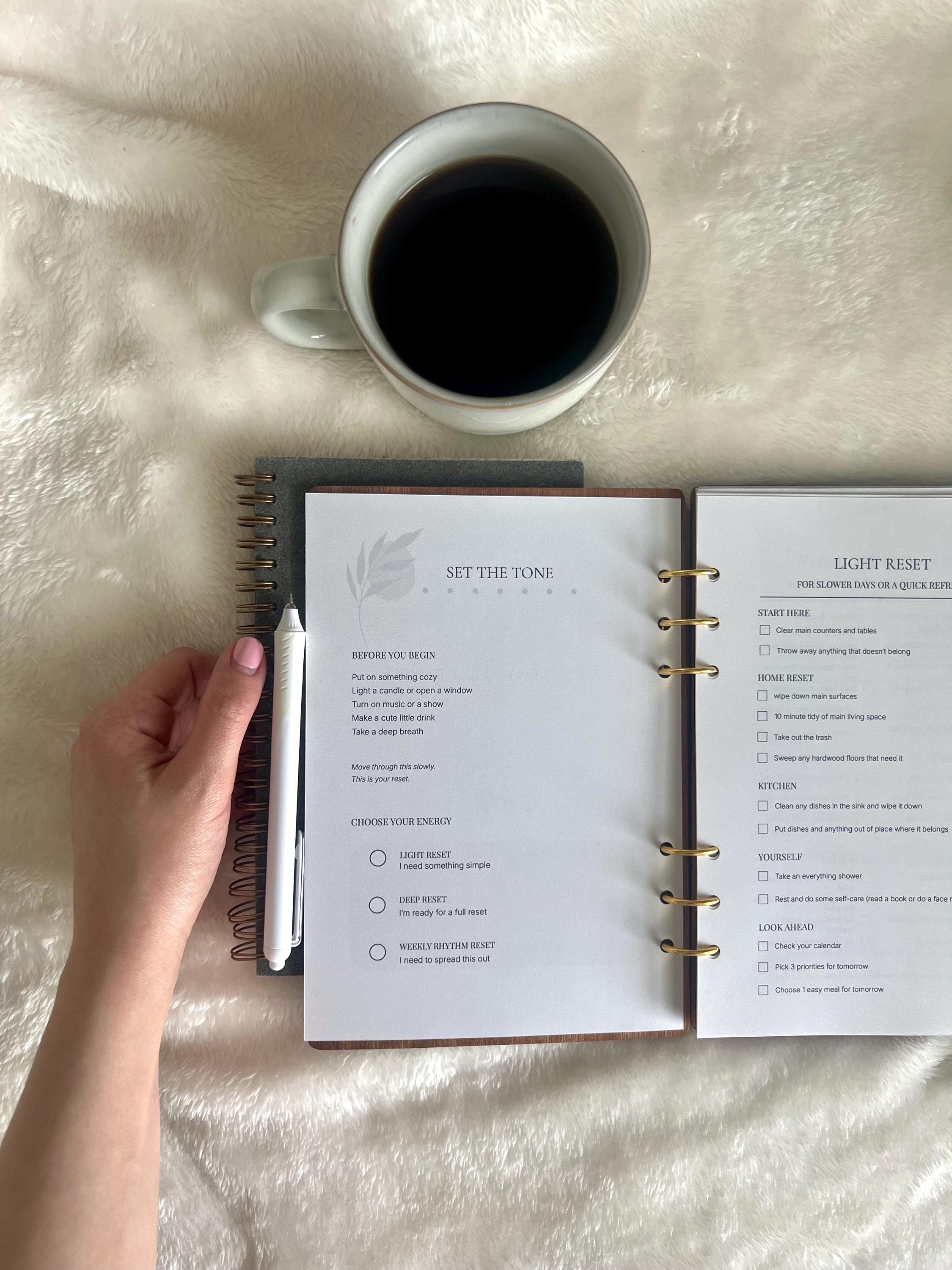 The Sunday Reset Ritual L Printable Checklist | Self Care & Home ...