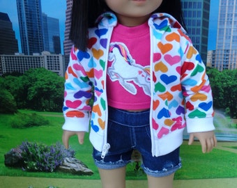 unicorn jean shorts