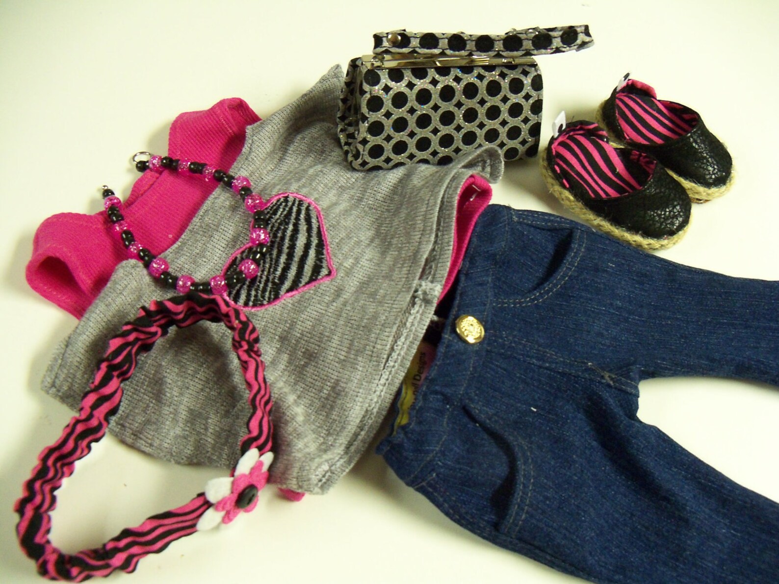 American Girl Doll Clothes Off the Shoulder Tee with Skinny Etsy