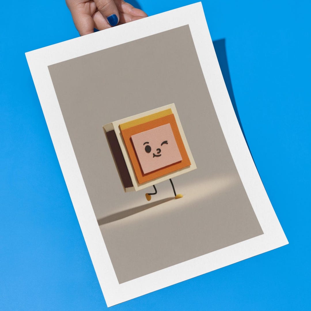 Little Box Friend – Kawaii Character Poster - Etsy