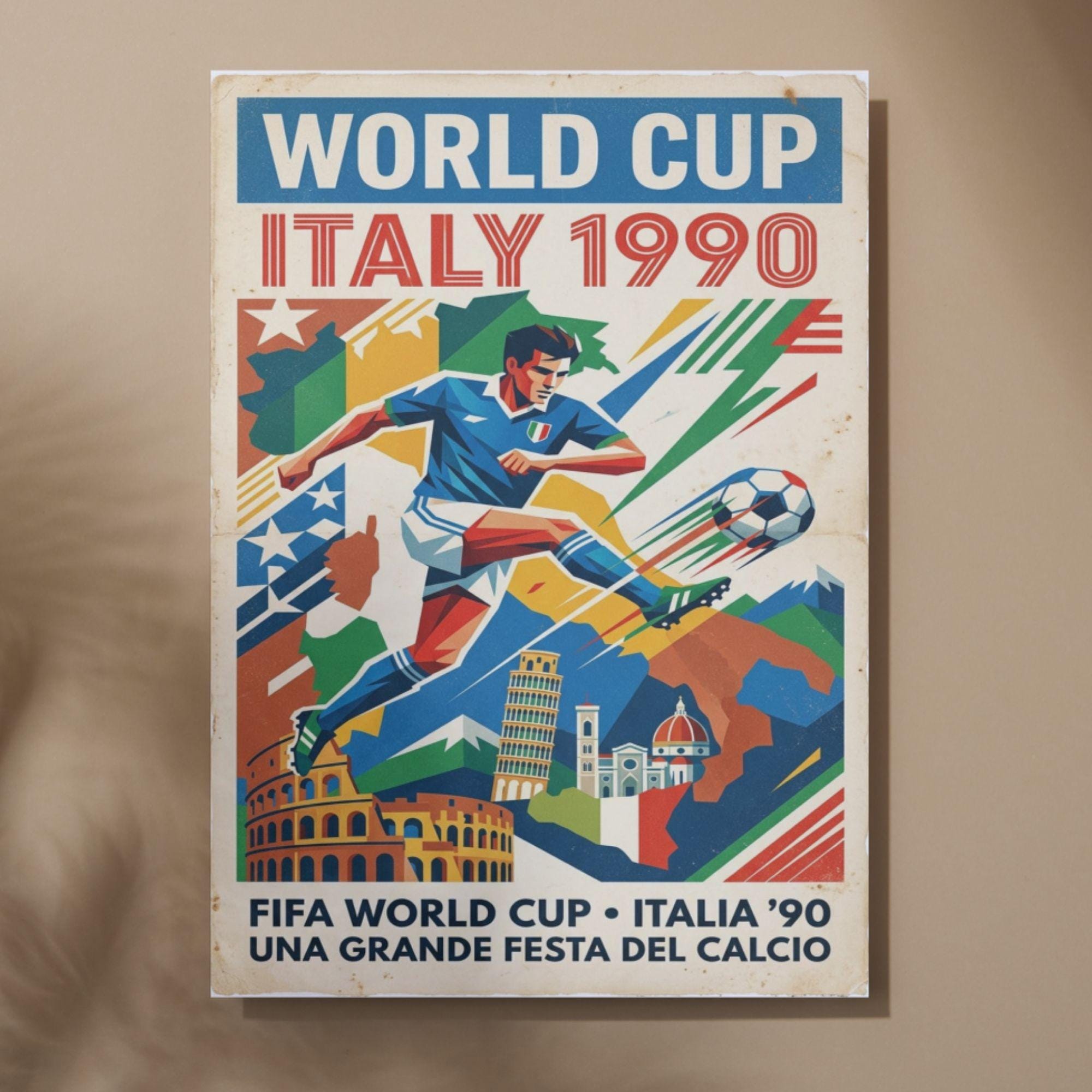 Italia 90 World Cup - Etsy Sweden
