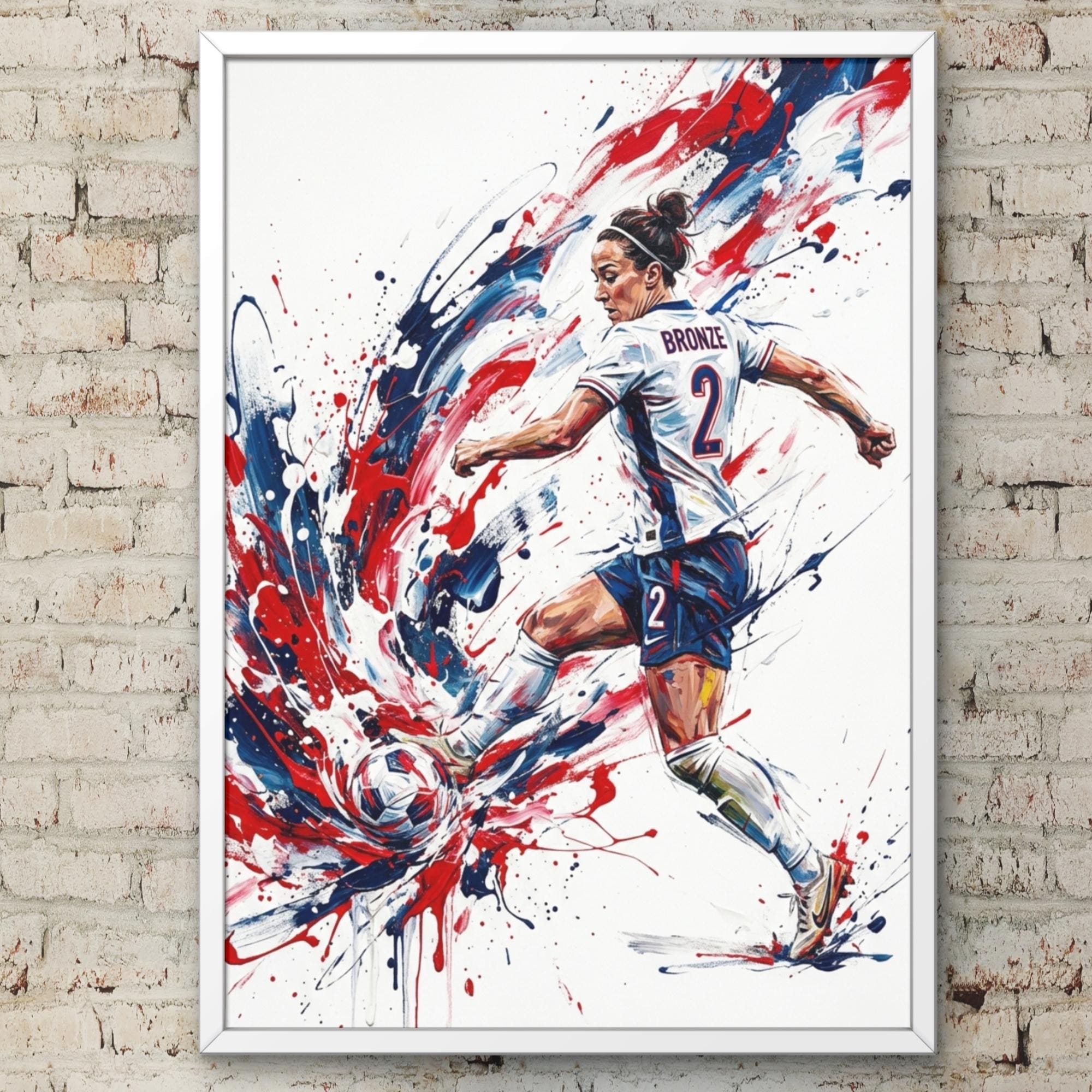 Discover Lucy Bronze Football Poster, Lionesses Print