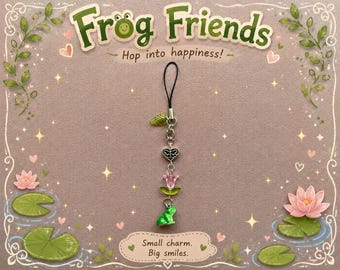 Frog Phone Charm